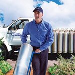 culligan water expert delivering PE tank