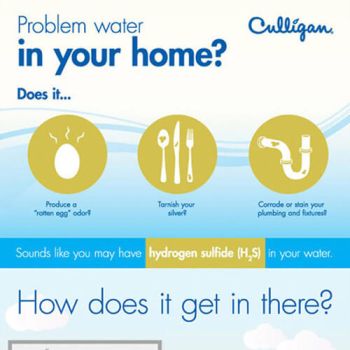 Problem Water Infographic: Hydrogen Sulfide